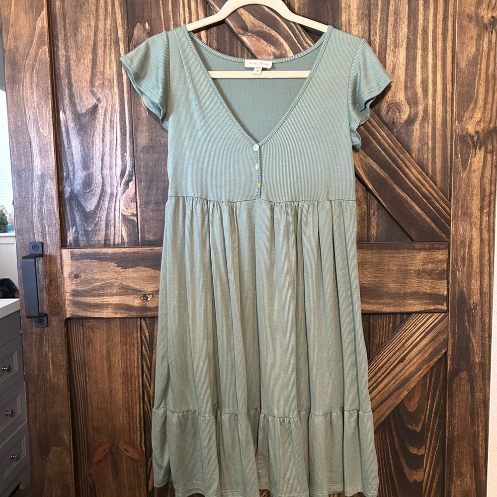 See You Monday Sage Knit Top